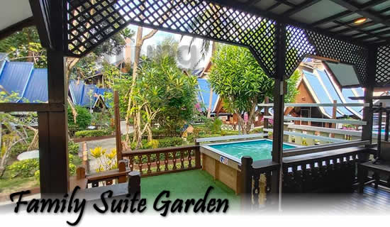 family suite garden pool